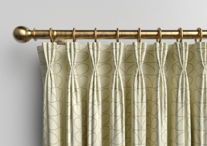 Orla Kiely Linear Stem, Natural - Made to Measure Curtains - Image 11